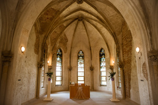 Interiér kostela sv. Barbory